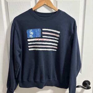 Hollister Dark Blue Crewneck Sweatshirt